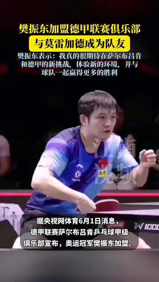 樊振东首度亮相萨尔布吕肯双方共同期待新赛季